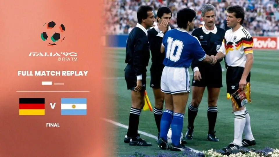 تماشای فیلم فینال جام جهانی 1990 : آرژانتین - آلمان غربی